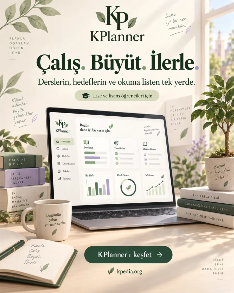 KPlanner öğrenci planlama uygulaması